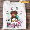 Colorful One Loved Mama Personalized Shirt