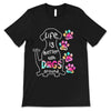 Colorful Pattern Best Dog Mom Ever Personalized Shirt