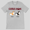 Corgi Mom Red Plaid Personalized Shirt