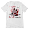 Couple Fingerprint Heart Personalized Shirt