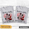 Couple Together Since Sitting Couple Gift Anniversary Gift For Her For Him Personalized Shirt