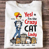 Crazy Cat Lady Funny Cats Personalized Shirt