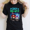 Crazy Dog Witch Personalized Shirt