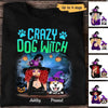 Crazy Dog Witch Personalized Shirt