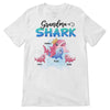 Cute Grandma Shark And Kids Personalized Shirt