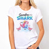 Cute Grandma Shark And Kids Personalized Shirt