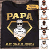 Dad Grandpa Hero Personalized Shirt