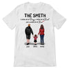 Dad Mom And Kids Family Personalized Shirt