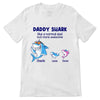 Daddy Grandpa Shark More Awesome Personalized Shirt