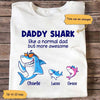 Daddy Grandpa Shark More Awesome Personalized Shirt