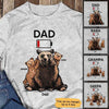 Daddy Papa Bear Low Battery Personalized Shirt