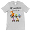 Daddysaurus Grandpasaurus Biker Gang Personalized Shirt