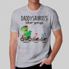 Daddysaurus Grandpasaurus Biker Gang Personalized Shirt