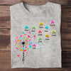 Dandelion Grandma Butterfly Personalized Shirt