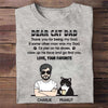 Dear Cat Dad Young Man Personalized Shirt