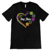 Dog Cat Mom Halloween Heart Personalized Shirt