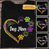 Dog Cat Mom Halloween Heart Personalized Shirt