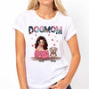 Dog Cat Mom Pattern Cocktail Girl Personalized Shirt