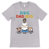 Dog Dad Bod Peeking Dog Personalized Shirt