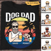 Dog Dad Summer Old Man Personalized Shirt
