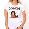 Dog Mom Fall Season Pattern Personalized Shirt