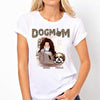 Dog Mom Leopard Pattern Personalized Shirt