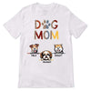 Dog Mom Leopard Retro Personalized Shirt