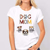 Dog Mom Leopard Retro Personalized Shirt