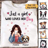 Dog Mom Loves Her Dog Personalized Shirt