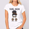 Dog Mom Messy Bun Personalized Shirt