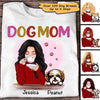 Dog Mom Sparkling Personalized Shirt