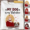 Dog Mom Valentine Personalized Shirt