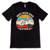 Dog Paws Best Dog Dad Personalized Shirt