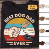 Dog Paws Best Dog Dad Personalized Shirt