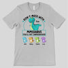 Don‘t Mess With Grandmasaurus And Kids Personalized Shirt