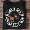 Doxie Dog Mom Dad Wiggle Butt Club Personalized Shirt
