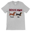 Doxie Mom Red Plaid Dachshund Dog Personalized Shirt