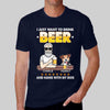 Drink Beer And Hang With My Dogs Personalized Shirt