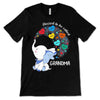 Elephant Grandma Sprays Hearts Personalized Shirt