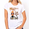 Fall Season Doll Girl With Funny Cats Personalized Shirt