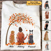 Fall Season Life Is Better With Dogs Personalized Shirt