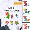 Father Mother Of Dragons Cute Personalized Shirt
