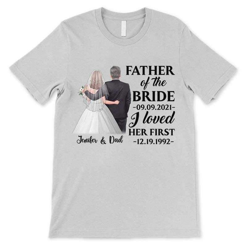 Father Of The Bride Personalized Shirt