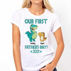 First Father‘s Day Daddysaurus Personalized Shirt, Father's Day Gift For Dad