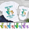 First Father‘s Day Daddysaurus Personalized Shirt, Father's Day Gift For Dad