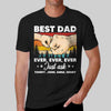 Fist Bump Best Dad Grandpa Retro Personalized Shirt