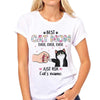 Fist Hand Mom And Fluffy Cats Personalized Shirt