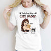 Floral Kinda Busy Being Cat Mom Strong Woman Personalized Shirt