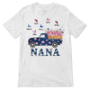 Floral Truck Grandma Personalized Shirt