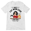 Fluffy Cat Best Cat Mom Personalized Shirt